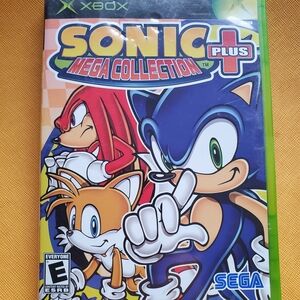 Sega Sonic Mega Collection Plus for Xbox - Blue and Red